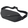 Мужская поясная сумка из качественного текстиля Confident 90737 Черная modnotak фото - 6