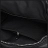Жіночий рюкзачок середнього розміру з екошкіри чорного кольору Monsen 71837 - 5