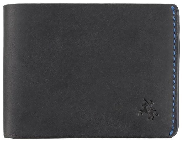 Мужское портмоне из винтажной кожи синего цвета для купюр и карт Visconti 81937 фото №1 Мужское портмоне из винтажной кожи синего цвета для купюр и карт Visconti 81937 modnotak фото №1