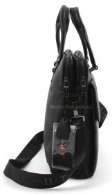 Деловая кожаная сумка под документы А4 и ноутбук H.T Leather Collection (10200)