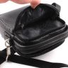 Маленька чоловіча шкіряна сумочка з ручкою H.T Leather (10245) - 7