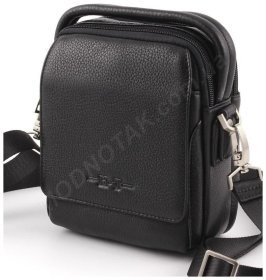 Маленька чоловіча шкіряна сумочка з ручкою H.T Leather (10245)