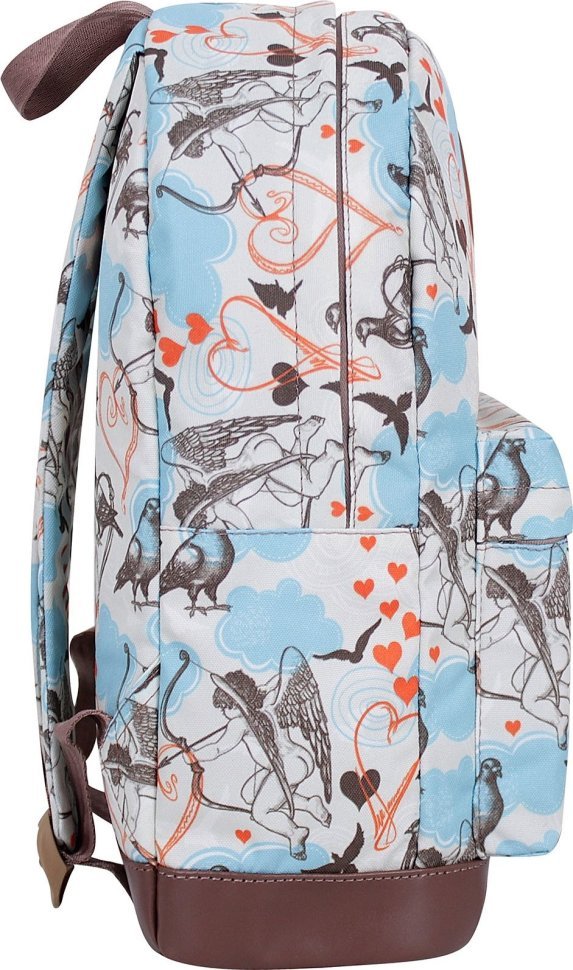 Міський жіночий рюкзак з текстилю з оригінальним малюнком Bagland (52737)