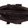Стильная мужская сумка для документов из лошадиной кожи коричневого цвета Tiding Bag (15738) - 7
