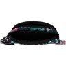 Женская текстильная сумка-бананка черного цвета с цветочным принтом Bagland Bella 53537 - 8
