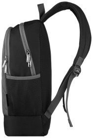 Повседневный мужской рюкзак из прочного полиэстера серого цвета для ноутбука до 16" Wenger Quadma 16" 103637