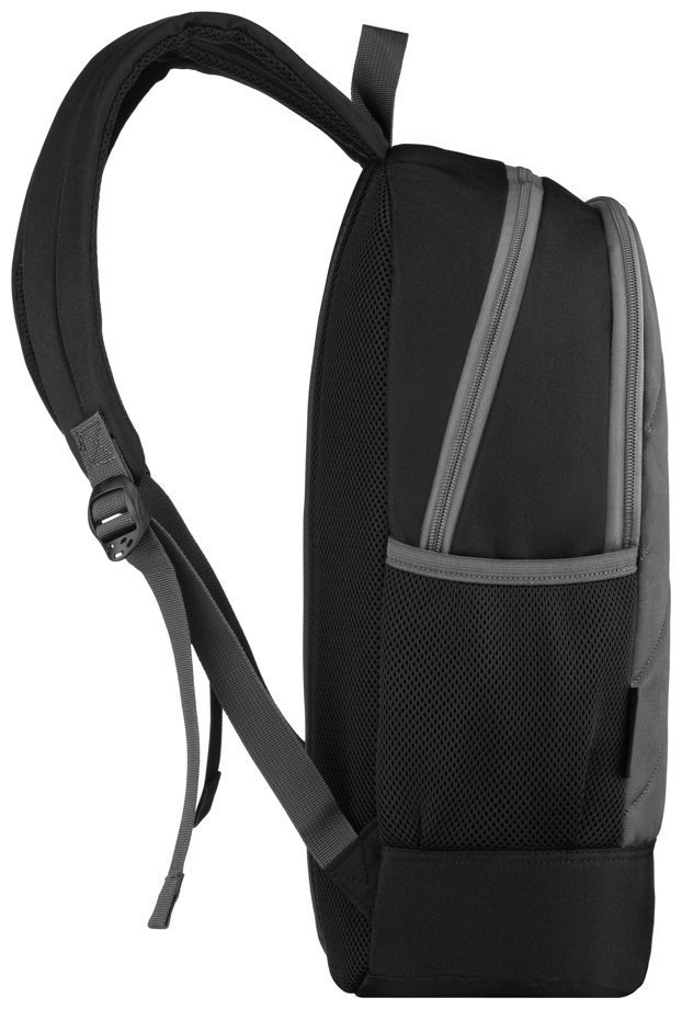 Повседневный мужской рюкзак из прочного полиэстера серого цвета для ноутбука до 16" Wenger Quadma 16" 103637 modnotak фото №6