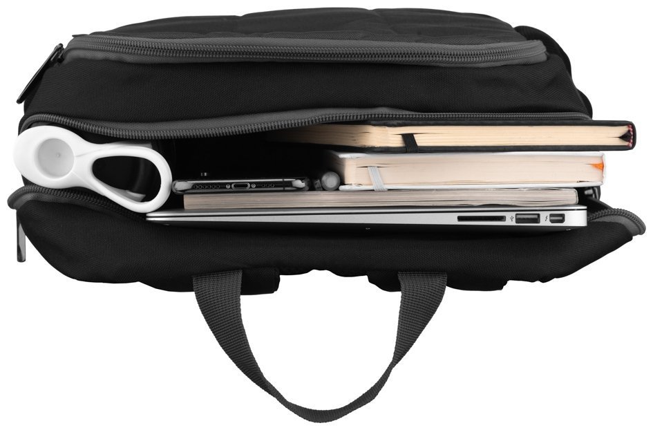 Повседневный мужской рюкзак из прочного полиэстера серого цвета для ноутбука до 16" Wenger Quadma 16" 103637 modnotak фото №10