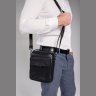 Мужская наплечная сумка-барсетка черного цвета из натуральной кожи Tiding Bag (15912) фото №2 Мужская наплечная сумка-барсетка черного цвета из натуральной кожи Tiding Bag (15912) modnotak фото - 2