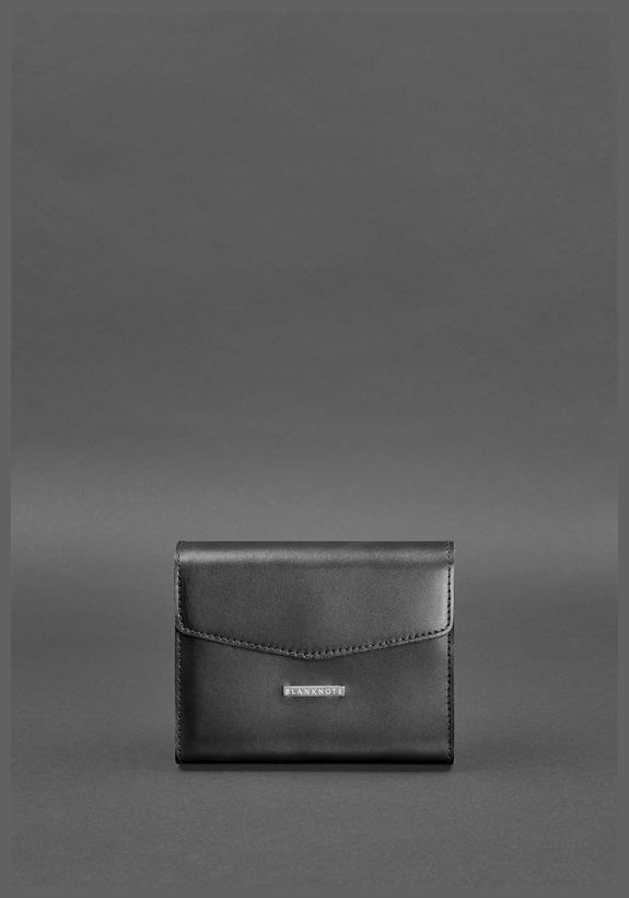 Набір жіночих сумок-кроссбоді з натуральної шкіри чорного кольору BlankNote Mini (12802)
