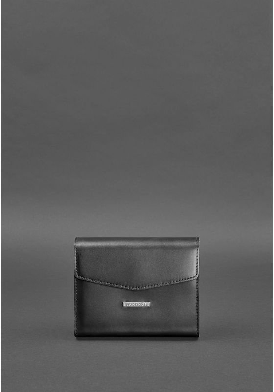 Набор женских сумок-кроссбоди из натуральной кожи черного цвета BlankNote Mini (12802)