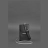 Набір жіночих сумок-кроссбоді з натуральної шкіри чорного кольору BlankNote Mini (12802) - 10