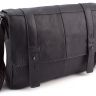 Стильна сумка-месенджер чорного кольору KLEVENT (11533) - 3