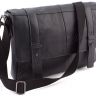 Стильна сумка-месенджер чорного кольору KLEVENT (11533) - 6