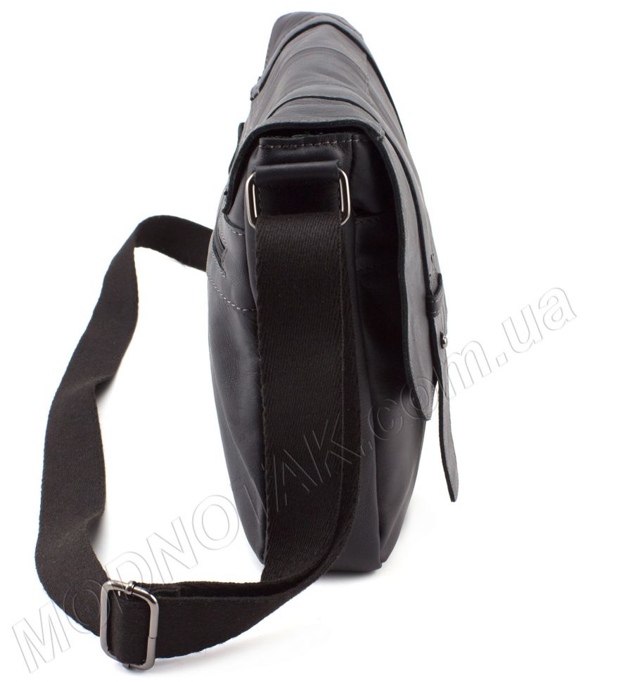 Стильна сумка-месенджер чорного кольору KLEVENT (11533)