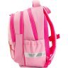 Розовый школьный текстильный рюкзак для девочек с медвежонком Bagland Butterfly 55637 - 2