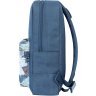 Текстильний рюкзак для міста в сірому кольорі з принтом Bagland (55737) - 2