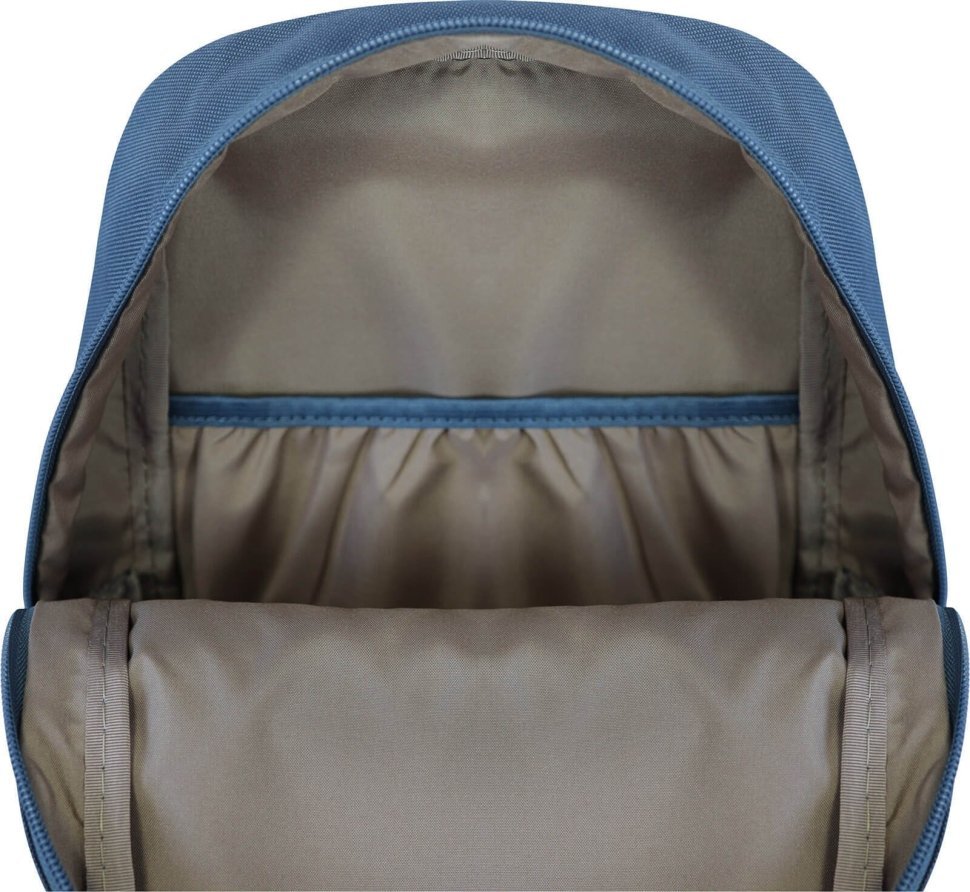 Текстильний рюкзак для міста в сірому кольорі з принтом Bagland (55737)