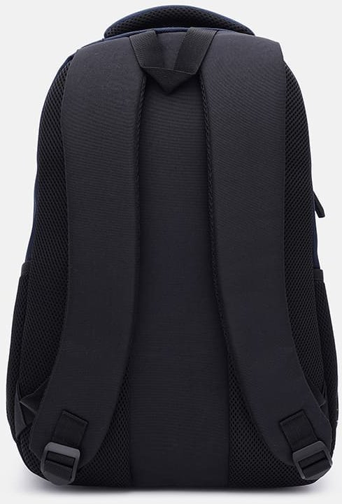 Чоловічий текстильний рюкзак у чорно-синьому кольорі Aoking (56037)