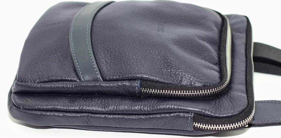 Кожаная мужская сумка планшет среднего размера VATTO (11878)