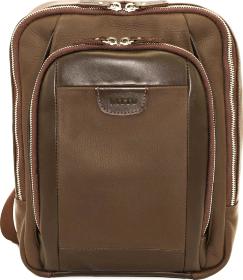 Кожаный мужской рюкзак коричневого цвета VATTO (12078)