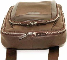 Кожаный мужской рюкзак коричневого цвета VATTO (12078)