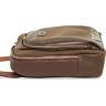 Шкіряний чоловічий рюкзак коричневого кольору VATTO (12078) - 4