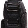 Мужская кожаная сумка-планшет черного окраса на молниевой застежке Borsa Leather (21327) - 5