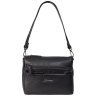 Женская сумка из кожи флотар с 2-мя смеными ремнями Desisan 106937 черного цвета modnotak фото - 1