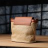 Повсякденна літня жіноча сумка з якісного текстилю через плече Vintage коричневого кольору 96937 фото №6 Повсякденна літня жіноча сумка з якісного текстилю через плече Vintage коричневого кольору 96937 modnotak фото - 6