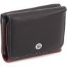 Різнобарвний жіночий гаманець із натуральної шкіри компактного розміру ST Leather 1767237 - 1