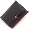 Різнобарвний жіночий гаманець із натуральної шкіри компактного розміру ST Leather 1767237 - 3