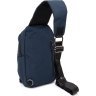 Чоловіча нейлонова сумка-слінг через плече синього кольору Vintage (20633) - 2