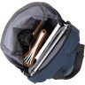 Мужская нейлоновая сумка-слинг через плечо синего цвета Vintage (20633)  - 5