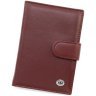 Кожаная женская обложка для паспорта и карточек ST Leather 97737 цвет марсала фото №1 Кожаная женская обложка для паспорта и карточек ST Leather 97737 цвет марсала modnotak фото - 1