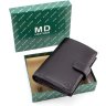 Кожний вертикальний гаманець з блоком для документів MD Leather (16578) - 10