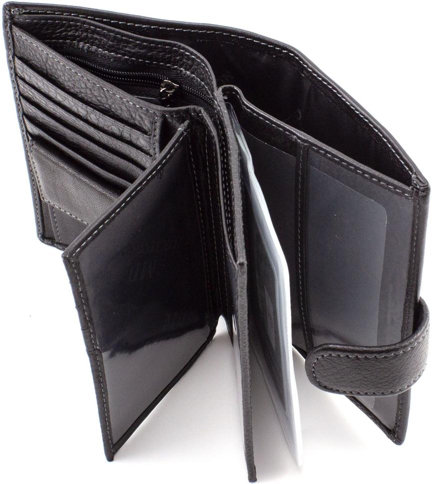 Кожний вертикальний гаманець з блоком для документів MD Leather (16578)