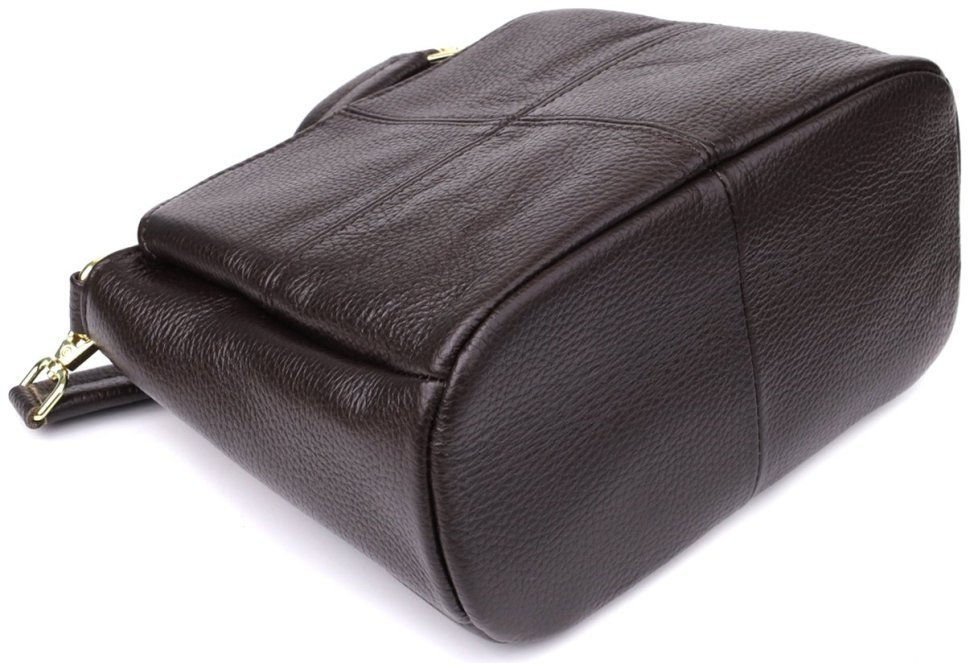 Міська жіноча сумка з натуральної шкіри з плечовим ременем Vintage 98137 коричневого кольору фото №7 Міська жіноча сумка з натуральної шкіри з плечовим ременем Vintage 98137 коричневого кольору modnotak фото №7