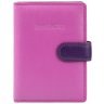 Рожево-фіолетова обкладинка для паспорта з натуральної шкіри на кнопці Visconti Sumba 68837 - 5
