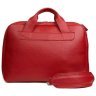 Женская кожаная деловая сумка красного цвета BlankNote Attache Briefcase 78937 - 1