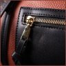 Большая коричневая женская сумка из натуральной кожи с длинными ручками Vintage 2422301 - 8
