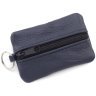 Мініатюрна шкіряна ключниця темно-синього кольору ST Leather 70838 - 1