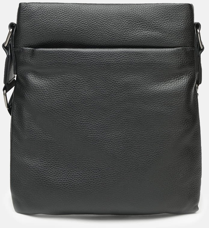 Мужская сумка-планшет классического стиля из натуральной кожи черного цвета Keizer (15632)