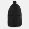 Чорна чоловіча сумка-слінг через плече із щільного текстилю Monsen 71538 - 3