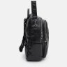 Чорний жіночий рюкзак-сумка з екошкіри на блискавці Monsen 71838 - 3