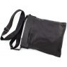 Кожаная мужская наплечная сумка черного цвета Leather Collection (10080) - 5