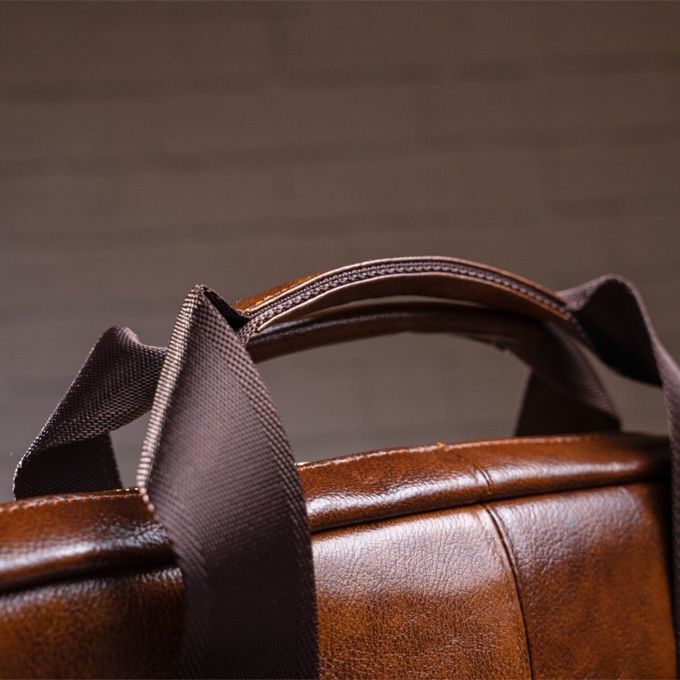 Мужская деловая кожаная сумка под ноутбук и документы А4 VINTAGE STYLE (14837) modnotak фото №9