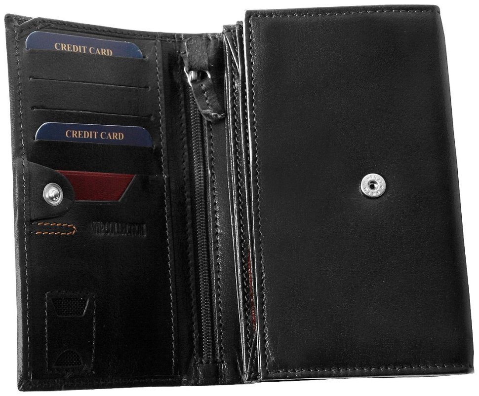 Шкіряний жіночий гаманець London з кнопкою Vip Collection 102538 modnotak фото №3