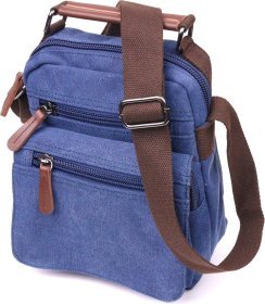 Отличная мужская сумка из плотного текстиля Vintage (2421228) 