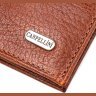 Вертикальний чоловічий гаманець із натуральної шкіри флотар коричневого кольору CANPELLINI (2421874) - 3